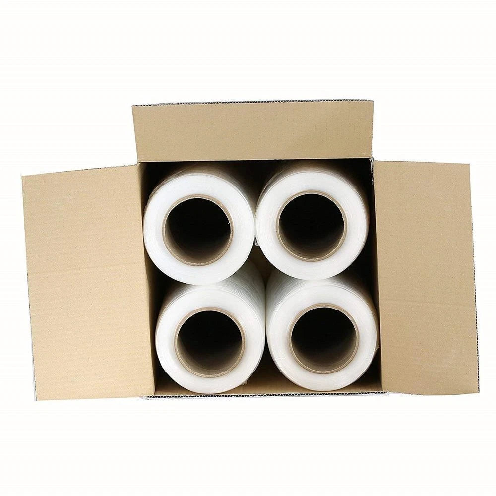 18" x 1500 ft 80-Gauge Stretch Wrap 4 Rolls