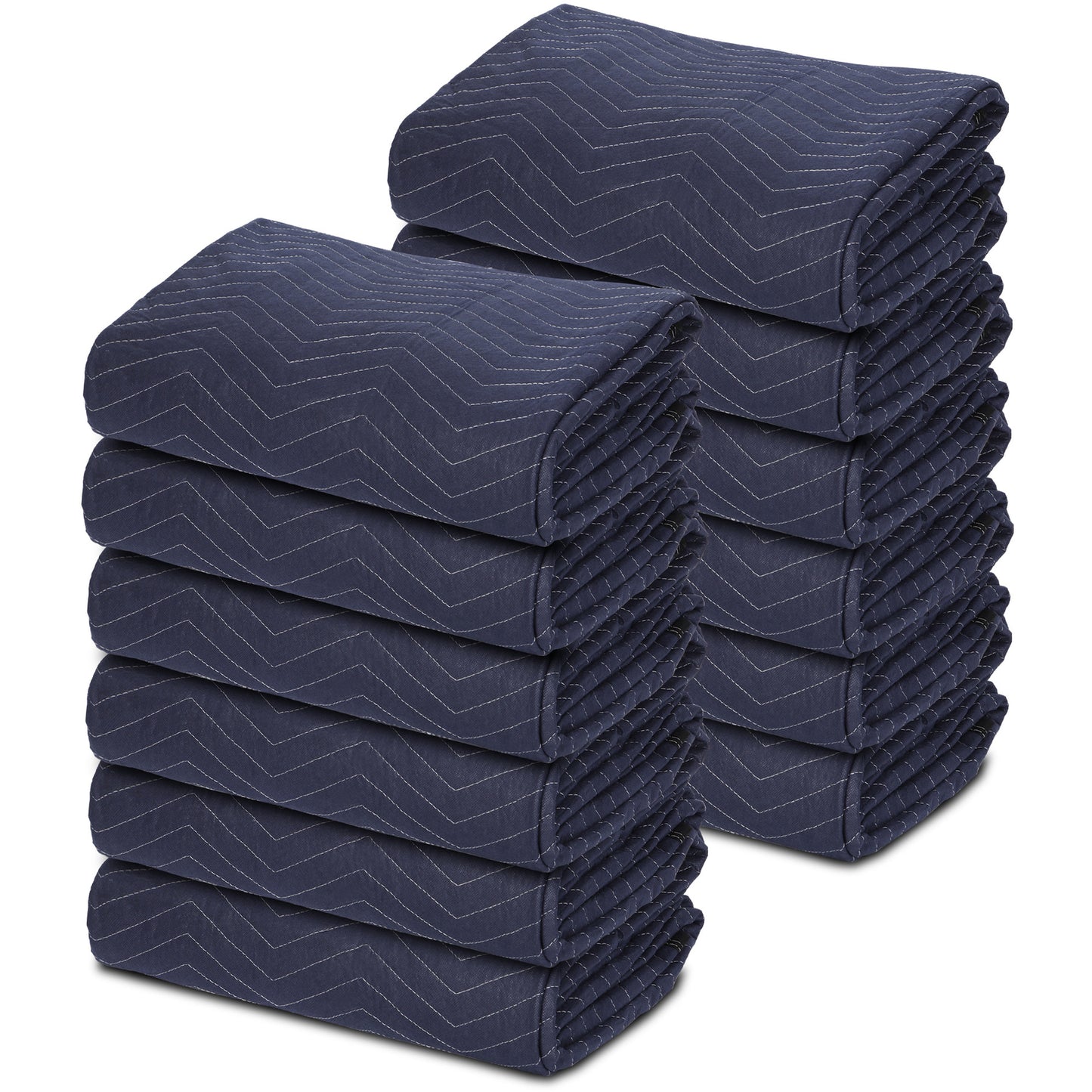 12 Pack LightweightMoving Blankets (80" x 72")