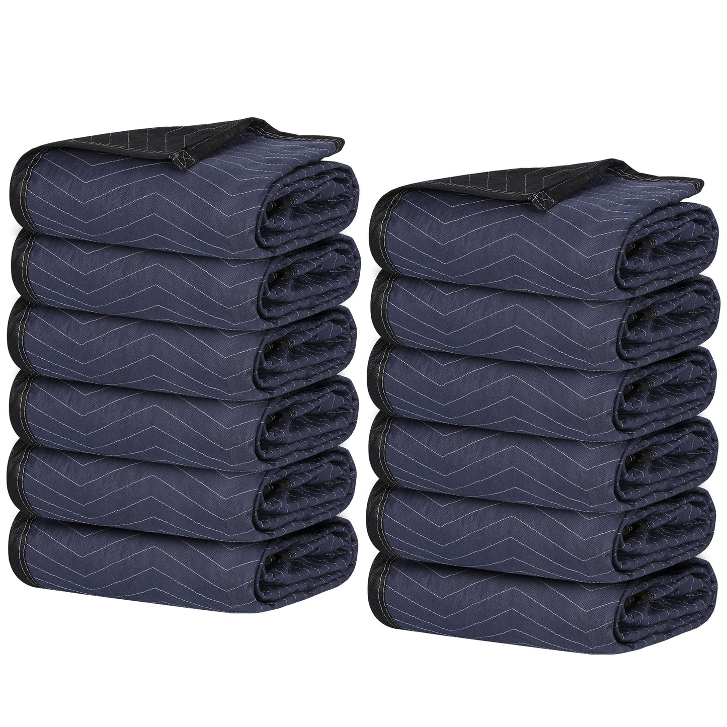 12 Pack LightweightMoving Blankets (80" x 72")