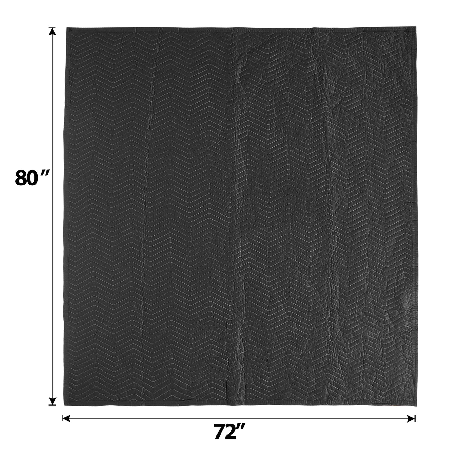 6 Pack Heavy-Duty Moving Blankets (80” x 72”)
