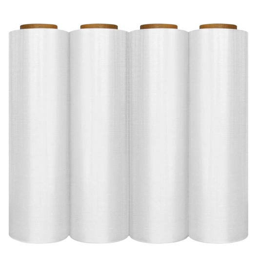 18" x 1500 ft 80-Gauge Stretch Wrap 4 Rolls